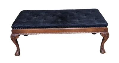 Muebles de panadero casas señoriales barroco irlandés ventana banco garra y pies de bola Foto 1 de 4