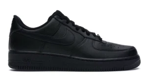 Nike Air Force 1 Low '07 Black Black Sneaker, 315122-001/CW2288-001 - Picture 1 of 1
