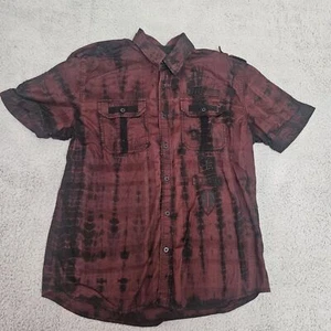 Affliction Endeavor EXTRA LARGE Short Sleeve Button-Down Woven Shirt Men - Picture 1 of 14