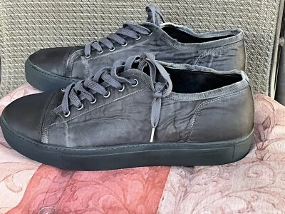 Tênis All Saints de náilon cano baixo em carvão tamanho 11 (45) masculino com cadarço - Imagem 1 de 4