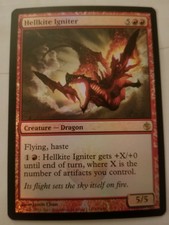 Hellkite Igniter FOIL Mirrodin Besieged NM Red Rare MAGIC MTG CARD ABUGames