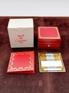 Vintage Must de Cartier Paris 4205 Red Ring BOX Trinity NOS Ring + Outer Box + - Picture 1 of 24