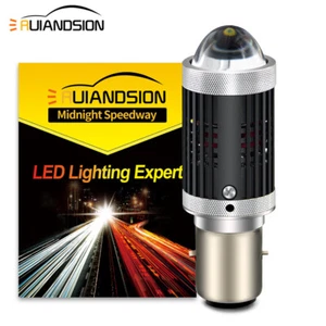 BA20D H6 LED Motorrad Scheinwerfer Birne Fernlicht Hellweiß 12V-80V 3000lm - Bild 1 von 12
