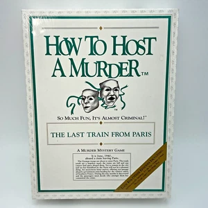 Vintage How to Host a Murder Brettspiel Letzter Zug aus Paris Nr. 09 NEU versiegelt 1986 - Bild 1 von 8