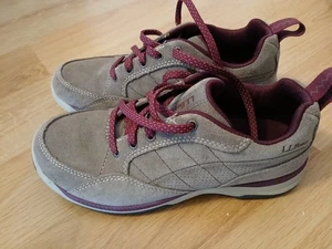 L.L. Bean Beansport Damen Größe 6 Weite Grau Schnürschuhe Sneaker Schuhe 501754 - Bild 1 von 14