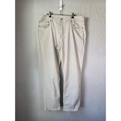 Lucky Brand 410 Athletic Straight Jeans Khaki Beige Mens 38x30 - Image 1 of 4