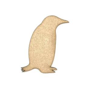 Penguin Shape MDF Wood Craft Shape to paint DIY decoration - Picture 1 of 3