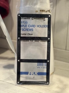 Ultimate Collections Triple Card Display Holder w/Screws - Picture 1 of 2
