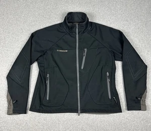 Columbia Titanium Tech Women's Full Zip Soft Shell Jacket Size XL Black Winter - Picture 1 of 15