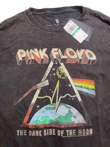 PINK FLOYD DARK SIDE OF THE MOON Jjunk food clothing T-SHIRT Large L acid wash - Picture 1 of 8