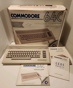 Commodore 64 64C C64 Vintage PC Computer In Box Matching Serial Number - WORKS!! - Picture 1 of 17