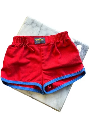 Vintage Anos 80 Oshkosh Bloco de Cor Vermelho Estado Perfeito Bolsos Meninos Tamanho 4T - Imagem 1 de 4