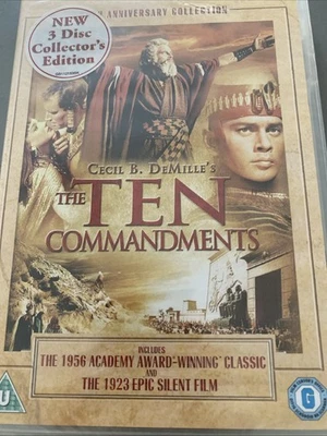 The Ten Commandments (1956) - Charlton Heston - Dvd 📀 - New And Sealed - - Image 1 of 2