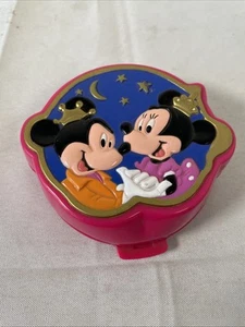 1995 Polly Pocket Disney Mickey Minnie Mouse Play Case Bluebird No Figures - Picture 1 of 9