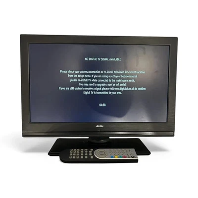 BUSH 19” HD LED Dvd/TV Combi Flatscreen LED19982HD HDMI Freeview With Remote - Image 1 of 4