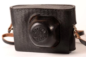 NUEVO ZORKI 4K y 4 Estuche de Cuero Negro Bolso para Cámara Película URSS de 35 mm - Imagen 1 de 9