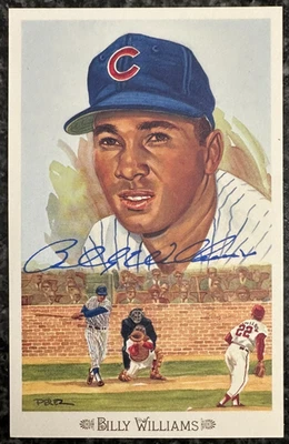 Billy Williams Autographed Perez Steele Postcard JSA HOF Chicago Cubs - Image 1 of 2