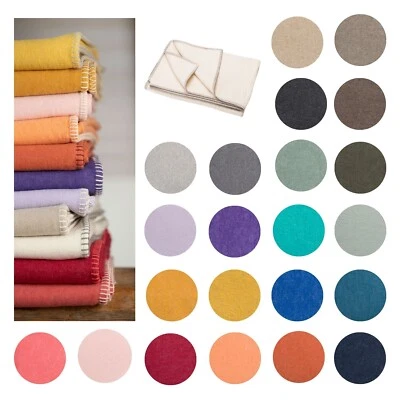 David Fussenegger Wohndecke Sylt 'Uni' 140 x 200 cm - 3102/ - Bild 1 von 4