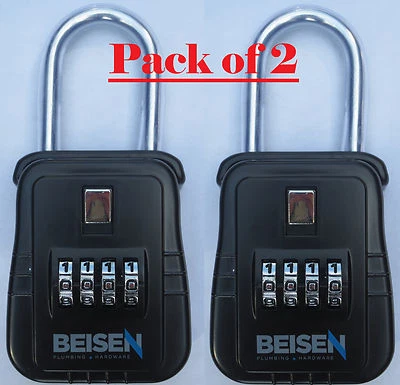 PACK OF 2 - Lockbox key lock box for realtor real estate 4 digit - Image 1 of 4