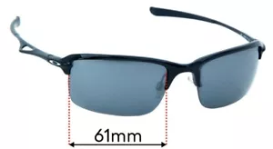 SFx Replacement Sunglass Lenses fits Oakley Wiretap (New) OO4071 - 61mm Wide - Picture 1 of 31