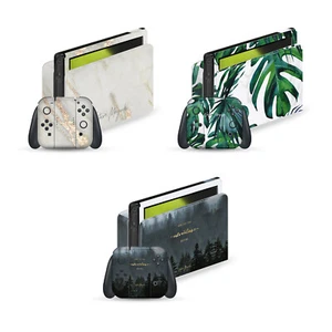 OFFICIAL NATURE MAGICK ART MIX VINYL SKIN DECAL FOR NINTENDO SWITCH OLED BUNDLE - Picture 1 of 11