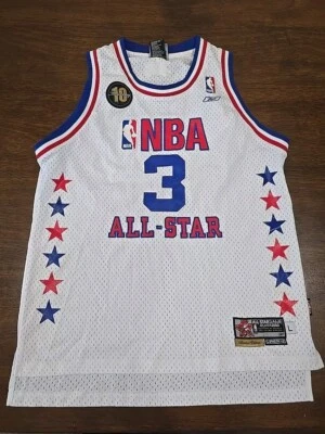 Camiseta deportiva All Star Allen Iverson Atlanta 2003 de colección rara 1 de 360 limitada YL +2  Foto 1 de 4