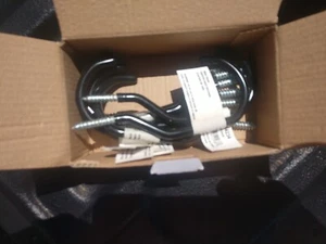 8 Pack 6 " Bike Hooks, Screw-in Ceiling Hooks for Garage, Bike Hanger (2-PO---) - Picture 1 of 3