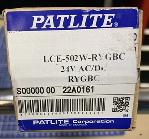 Patlite LCE-502W-RYGBC Light Signal Tower - NEW IN BOX - Picture 1 of 2