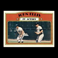 John Ellis 1972 Topps New York Yankees #48 Set Break LOOK!