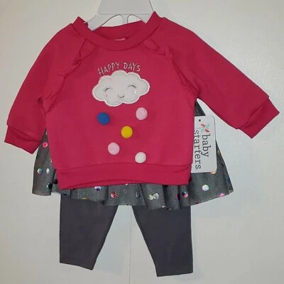 Conjunto de 2 piezas Sudadera 'Happy Days' con Skeggings Baby Starters Infantil Niñas Foto 1 de 4