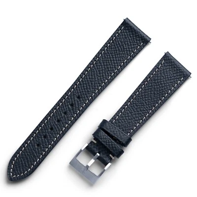 Genuine Leather Epsom Leather Watch Strap - 18mm, 19mm, 20m, 22mm - Zermatt Hypo - Image 1 of 4
