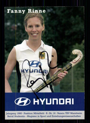 Fanny Rinne Autogrammkarte Hockey Nationalmannschaft 2006-07 + A 140671 - Bild 1 von 2