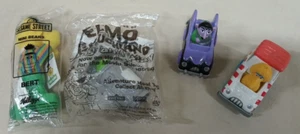 Lote de 4 juguetes de Plaza Sésamo Kelloggs, Arby's, Playskool, Bert, Big Bird, Oscar. - Imagen 1 de 16