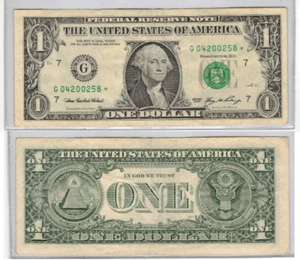 $1 2006 Dollar Bill G 04200258 * Star Note - Picture 1 of 1
