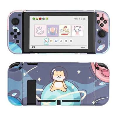 GeekShare Protective Case for Nintendo Switch 2017 Slim Hard Shell Space Cat - Image 1 of 4