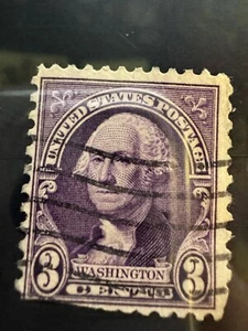 Sello raro de George Washington de 3 centavos de Estados Unidos de 1932 púrpura/violeta - Imagen 1 de 1