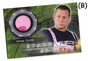 Stargate SG-1 Season 8 (Eight) - C28 "Jonas Quinn" Costume Card (B) - 2006 - Picture 1 of 3