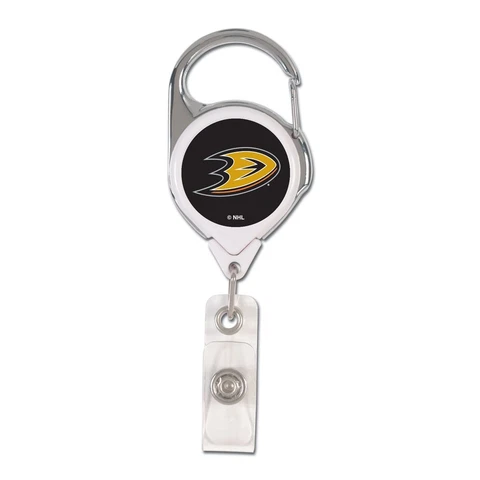 ANAHEIM DUCKS PREMIUM METAL RETRACTABLE ID BADGE HOLDER KEY CHAIN WINCRAFT Cover