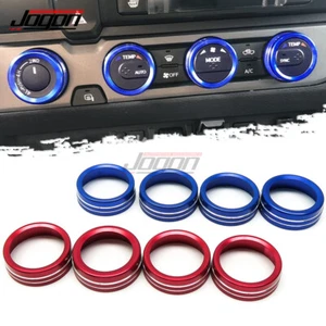 4pcs Air Conditioner Switch CD Button Ring Trim For Toyota Tacoma SR5 TRD 16-20 - Picture 1 of 11
