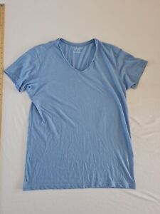 Mens Tshirt Primark Size Mm V Neck Short Sleeve Blue 14289