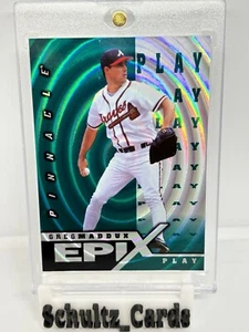 Greg Maddux 1998 Pinnacle All-Star Epix Moment Emerald E21 Moment - Picture 1 of 4