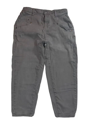 HELMUT LANG Jeans W 28” Crop Capri Gray Stretch Made USA - Image 1 of 4