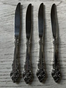 (4) Oneida CHERBOURG 8 5/8” Hollow KNIVES Community Stainless Flatware Vintage - Picture 1 of 2