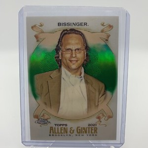 2021 Topps Chrome Allen & Ginter Green Refractor /99 Buzz Bissinger #262