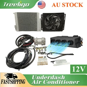 12V Cool&Heat Electric Air Conditioner Universal Underdash DC Auto Car A/C Kit - Picture 1 of 15