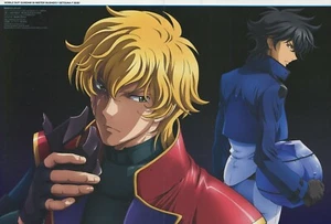 poster promo Mobile suit Gundam 00 OO anime Setsuna F Seiei Graham Aker Bushido - Picture 1 of 2