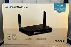 Router WiFi 6 NETGEAR RAX20-100NAS 4-Stream AX1800 - Imagen 1 de 4