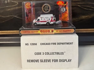 Code 3 #12056 Chicago Fire Ambulance 3 1:64 - Picture 1 of 3