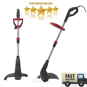 4.6-Amp 13 in Electric Grass String Trimmer Lawn Edger Weed Cutter Adjustable US - Picture 1 of 10