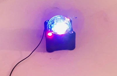 Mini RBG Disco Ball Light Projector Plug-in Party Lamp - Image 1 of 4